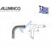Σύνδεσμος 90 μοιρών για προφίλ Φ16 Aluminco 4228
